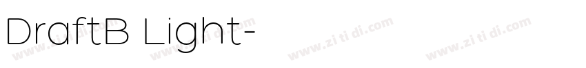 DraftB Light字体转换